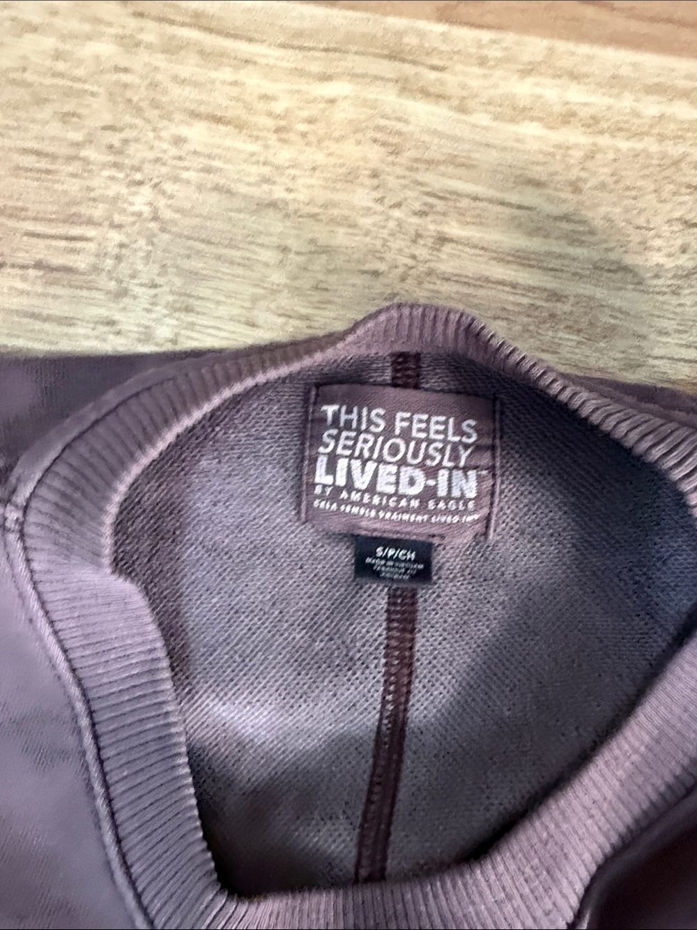 American Eagle Outfitters womens Brown Crewneck Sweatshirt - Picture 2 of 3